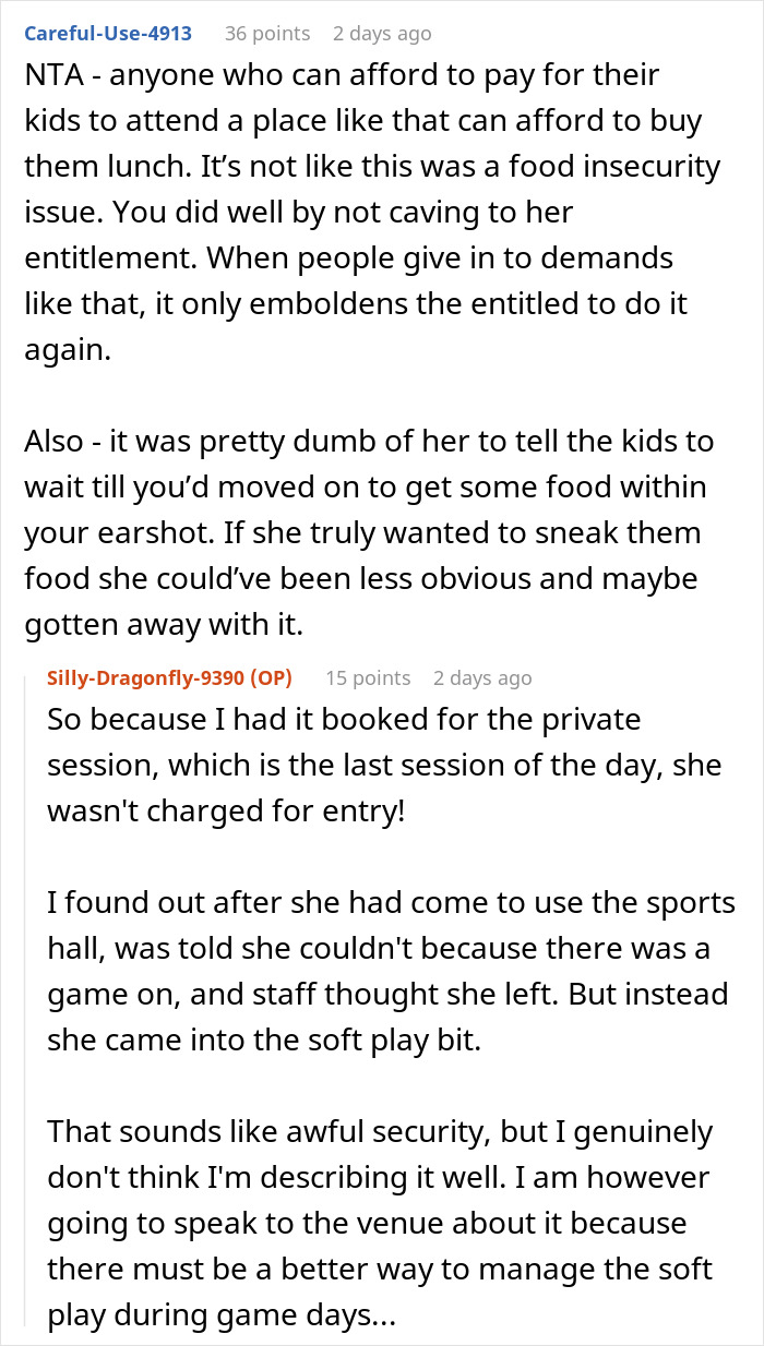 Entitled mother causes scene after being denied entrance and food at a private party with her children Entitled mother causes scene after being denied entrance and food at a private party with her children