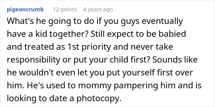 Alt text: Guy upset his nurse girlfriend prioritized dogs and baby during car crash, sparking debate on priorities and responsibility.