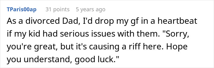 Comment on parenting challenges as teen leaves home after dad chooses his girlfriend over her in a family conflict discussion.