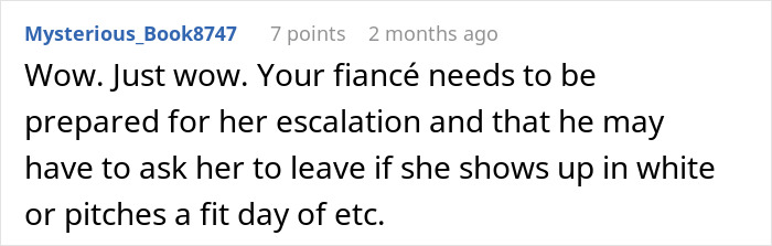 Bride looking shocked and upset after mother-in-law secretly sends wedding invites to protect family image.