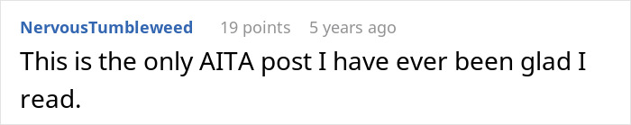 Comment on a forum post about a father wanting to cancel Christmas because he can't afford it, with a hopeful tone.