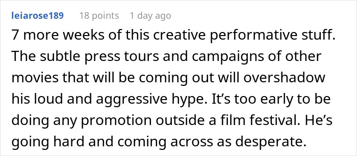 Reddit user commenting on Timothée Chalamet’s painful Zoom call with PR team amid intense psychosis speculation. Reddit user commenting on Timothée Chalamet’s painful Zoom call with PR team amid intense psychosis speculation.