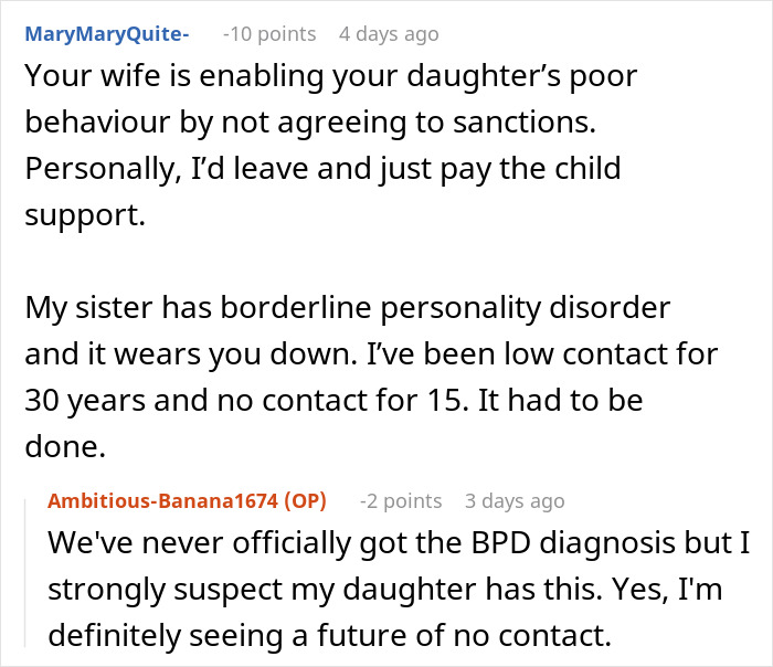 Screenshot of an online discussion about a man dealing with his teen&rsquo;s rude attitude and family challenges for years.