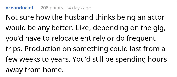 Comment discussing a husband ban on daughter&rsquo;s nanny for Spanish lessons, highlighting concerns about family and language.