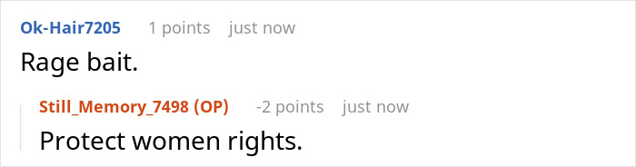 Screenshot of online comments discussing a trans woman confronted by a lesbian in a gym locker room.