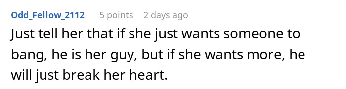 Comment about a teen trying to cheer up his recently divorced mom, accidentally introducing her to a womanizer.