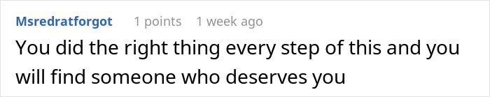 Comment on a forum, text reading upset man&rsquo;s ex blew up on girlfriend after bonding with their son causing breakup.