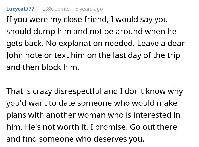 Text conversation advising a friend on dealing with a guy who refuses to accept break-up after a romantic trip with a female friend. Text conversation advising a friend on dealing with a guy who refuses to accept break-up after a romantic trip with a female friend.