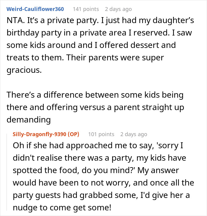 Entitled mother demands food at private party, causing conflict after being denied entrance by host and guests. Entitled mother demands food at private party, causing conflict after being denied entrance by host and guests.