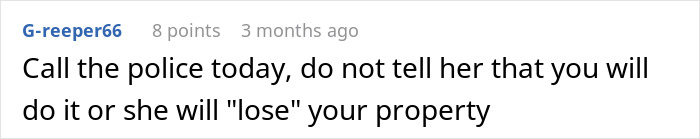 Screenshot of a social media comment discussing refusal to return an expensive jacket to a coworker.