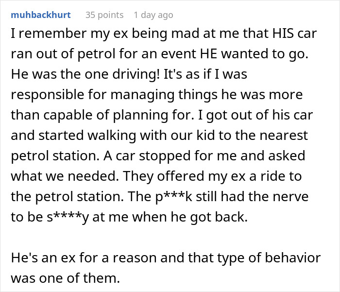 Text post showing a woman describing chaos after she stops treating her husband like a kid.