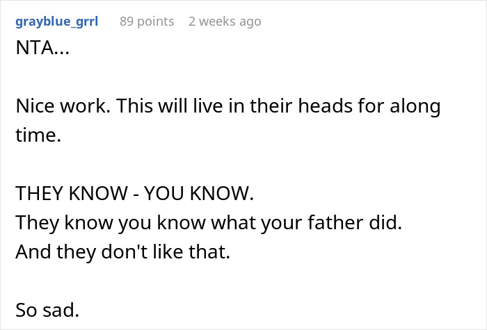 Teen giving father a reality check on his 50th birthday, opening his eyes to the truth and new perspective.