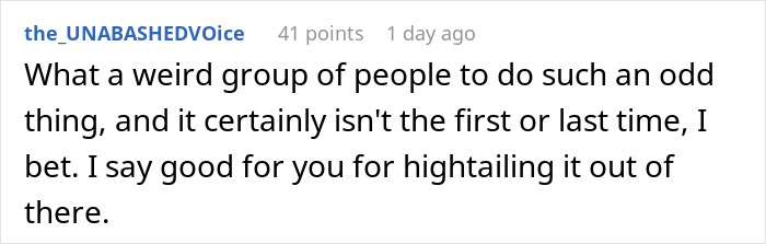 Screenshot of a comment discussing a woman storming out of Friendsgiving after discovering a dress-code betrayal. Screenshot of a comment discussing a woman storming out of Friendsgiving after discovering a dress-code betrayal.