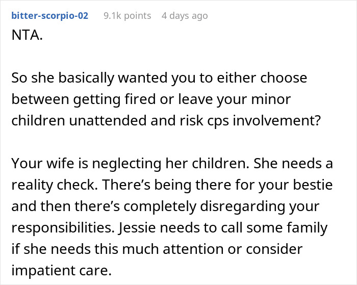 Comment discussing mom prioritizing widowed friend over her own kids, causing husband to be upset for over a month. Comment discussing mom prioritizing widowed friend over her own kids, causing husband to be upset for over a month.