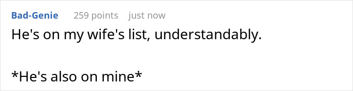 Comment from user Bad-Genie praising Alexander Skarsg&aring;rd's perfect man look with a unique detail noted by fans.