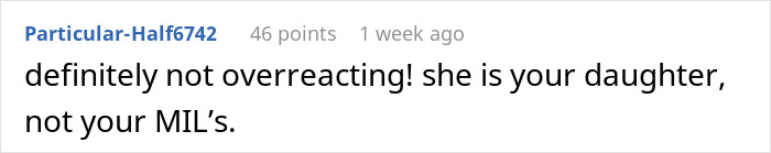 Comment on a social post expressing support for a mom facing in-laws mocking her daughter&rsquo;s paganism and bringing forbidden foods.