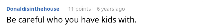 Text post with the message Be careful who you have kids with, highlighting a woman dealing with toxic ex and constant threats.