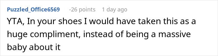 Comment from user Puzzled_Office6569 responding to a Friendsgiving dispute about dress-code betrayal and food conflict. Comment from user Puzzled_Office6569 responding to a Friendsgiving dispute about dress-code betrayal and food conflict.