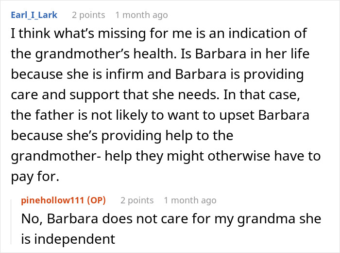 Woman with service dog involved in Thanksgiving drama captured during family discussion.