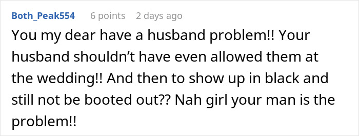 Comment discussing a woman giving her brother a papaya as a birthday gift and calling him cheap for not paying her bills.