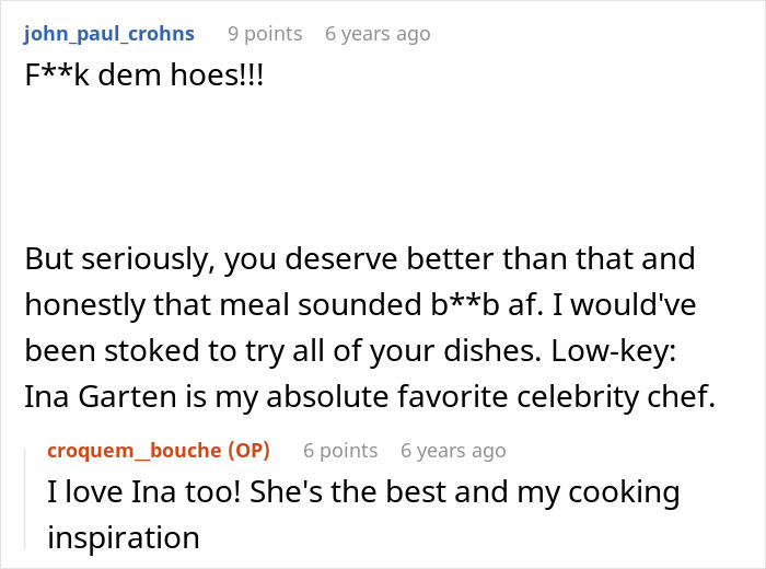 Screenshot of a heated online discussion where in-laws criticize a woman’s Thanksgiving dinner, sparking debate about the holiday. Screenshot of a heated online discussion where in-laws criticize a woman’s Thanksgiving dinner, sparking debate about the holiday.
