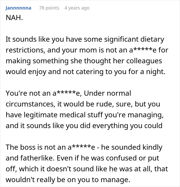 Man picks at his food during dinner with mom’s boss, experiencing awkwardness over dietary restrictions and social expectations. Man picks at his food during dinner with mom’s boss, experiencing awkwardness over dietary restrictions and social expectations.