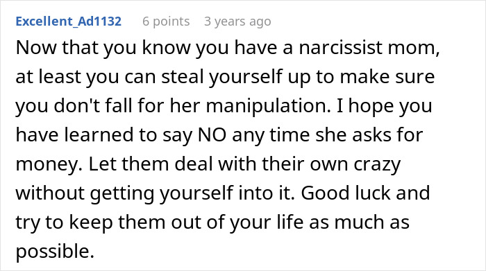 Screenshot of a social media comment discussing entitled parents and ignoring the autistic brother&rsquo;s creepy behavior.