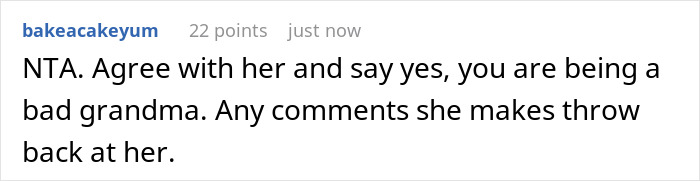Commenter responding to MIL favorite grandchild drama, advising to call out favoritism and address hurtful behavior firmly.