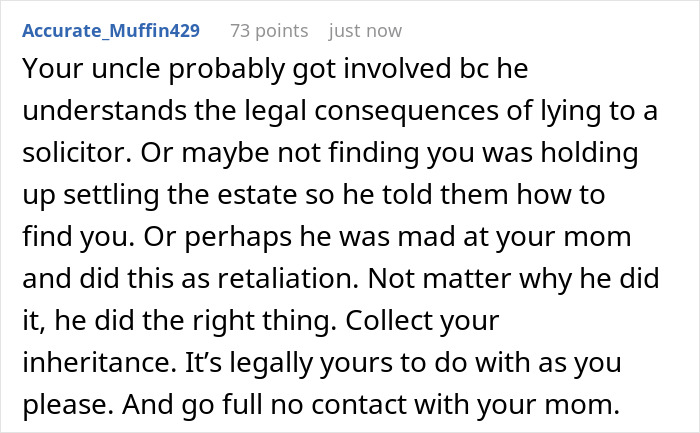 ALT text: Mom prevents solicitor from contacting daughter about grandma’s inheritance, aiming to protect her in a family dispute. ALT text: Mom prevents solicitor from contacting daughter about grandma’s inheritance, aiming to protect her in a family dispute.