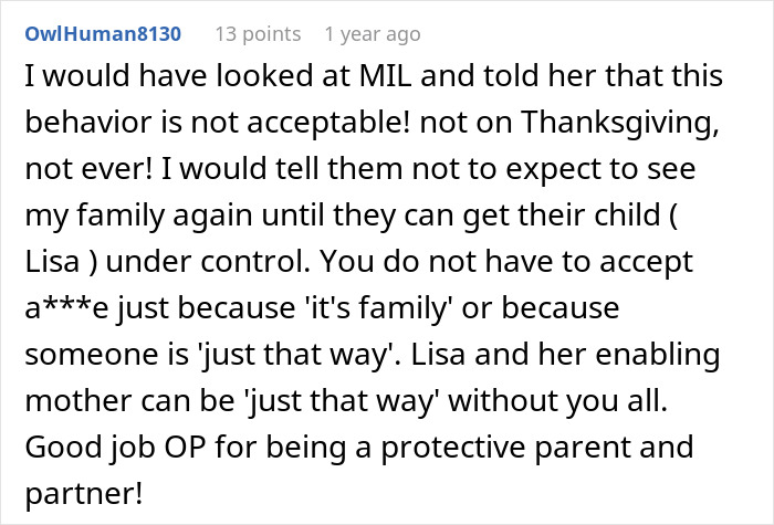 Reddit user discusses husband dragging wife and kids from Thanksgiving after sister's major tantrum disrupting family celebration.