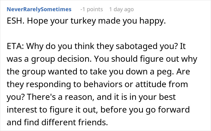 Woman walking away from Friendsgiving gathering carrying food, upset over dress-code betrayal and conflict with friends. Woman walking away from Friendsgiving gathering carrying food, upset over dress-code betrayal and conflict with friends.