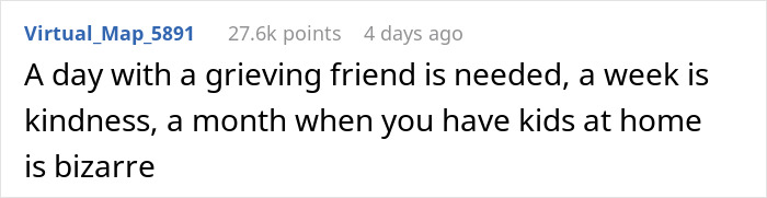 Text post discussing a mom prioritizing her widowed friend over her kids, causing tension with her husband. Text post discussing a mom prioritizing her widowed friend over her kids, causing tension with her husband.