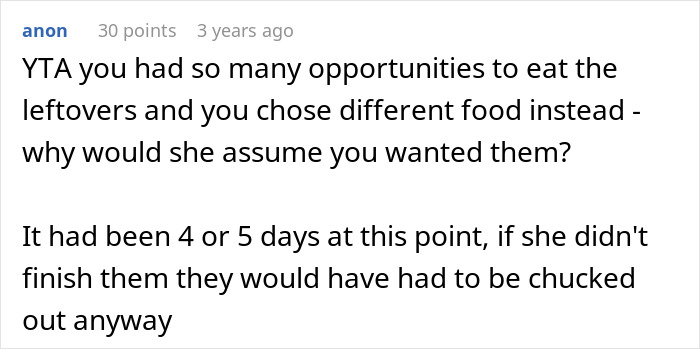 Man snaps at girlfriend after she eats all the leftovers, causing tension over her recent weight gain.