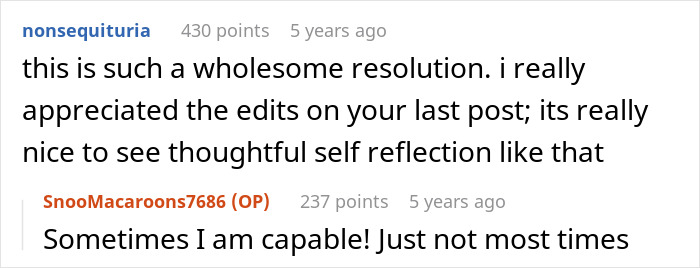 Reddit thread showing a user praising wholesome resolution after a dad bans daughter from using mom&rsquo;s native language.