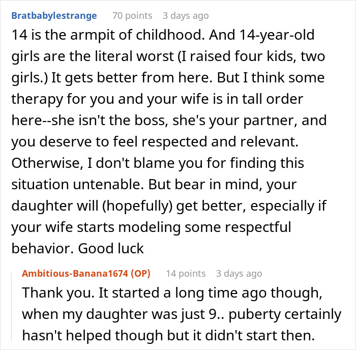 Man discusses enduring teen&rsquo;s rude attitude for years and contemplates ending ties with his family.