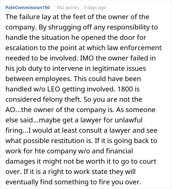 Person reacts seriously to his $1.8K office chair, leading to conflict and eventual job loss. Person reacts seriously to his $1.8K office chair, leading to conflict and eventual job loss.