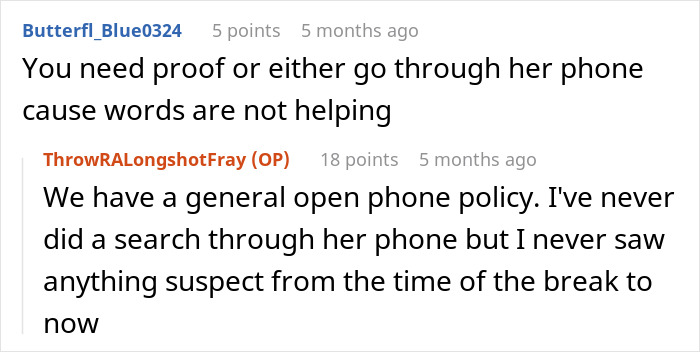 Screenshot of an online discussion about a bride breaking no dating rule during break with accusations of cheating from MOH. Screenshot of an online discussion about a bride breaking no dating rule during break with accusations of cheating from MOH.