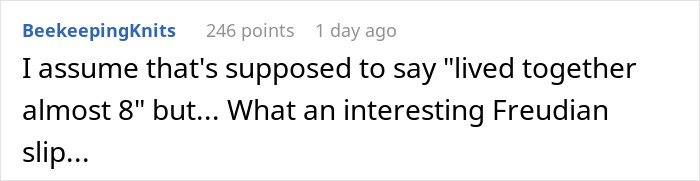 Screenshot of a Reddit comment discussing a humorous Freudian slip related to Thanksgiving shopping pressure.