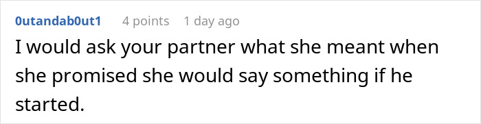 Reddit comment discussing relationship advice as a funny guy makes everyone laugh by mocking daughter’s boyfriend’s job. Reddit comment discussing relationship advice as a funny guy makes everyone laugh by mocking daughter’s boyfriend’s job.