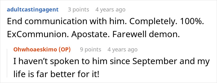 Screenshot of an online conversation about a woman sharing an inspiring update after leaving her cheating husband. Screenshot of an online conversation about a woman sharing an inspiring update after leaving her cheating husband.