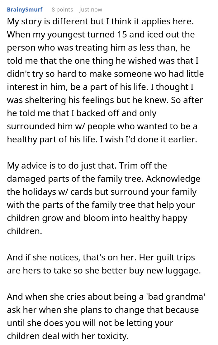 Reddit text post discussing a mom furious as MIL admits to having a favorite grandchild and treating others like burdens.