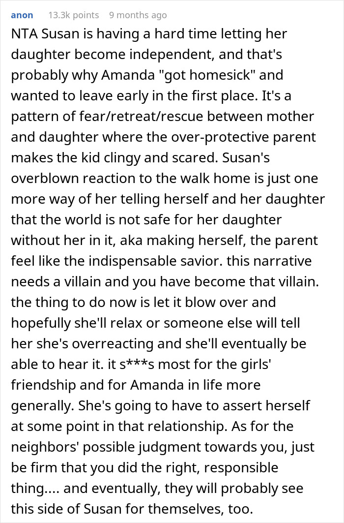 woman and daughter walking home together with a friend during a sunny day in a residential neighborhood