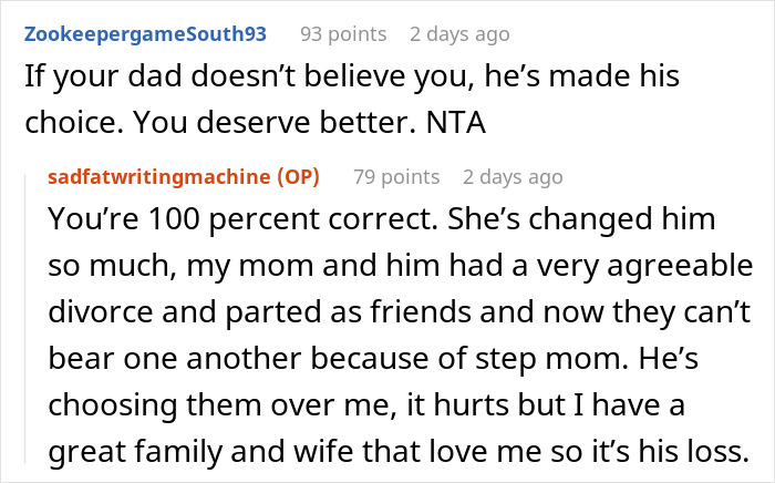 Online discussion about Thanksgiving turning ugly after woman makes a comment about stepdaughter’s sexuality. Online discussion about Thanksgiving turning ugly after woman makes a comment about stepdaughter’s sexuality.
