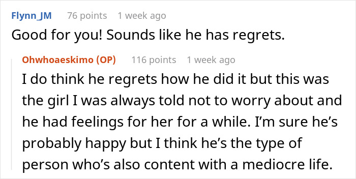 Screenshot of a woman sharing an inspiring 5 year update after leaving her cheating husband and moving on. Screenshot of a woman sharing an inspiring 5 year update after leaving her cheating husband and moving on.