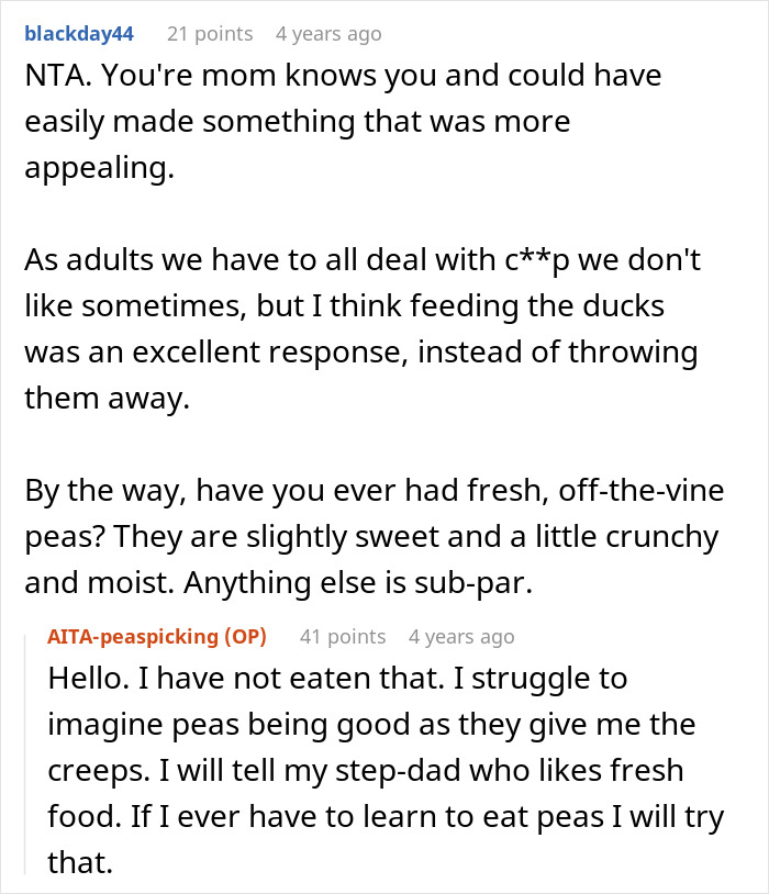 Screenshot of an online discussion about a man picking at his food during dinner with mom’s boss and concerns over ruining everything. Screenshot of an online discussion about a man picking at his food during dinner with mom’s boss and concerns over ruining everything.