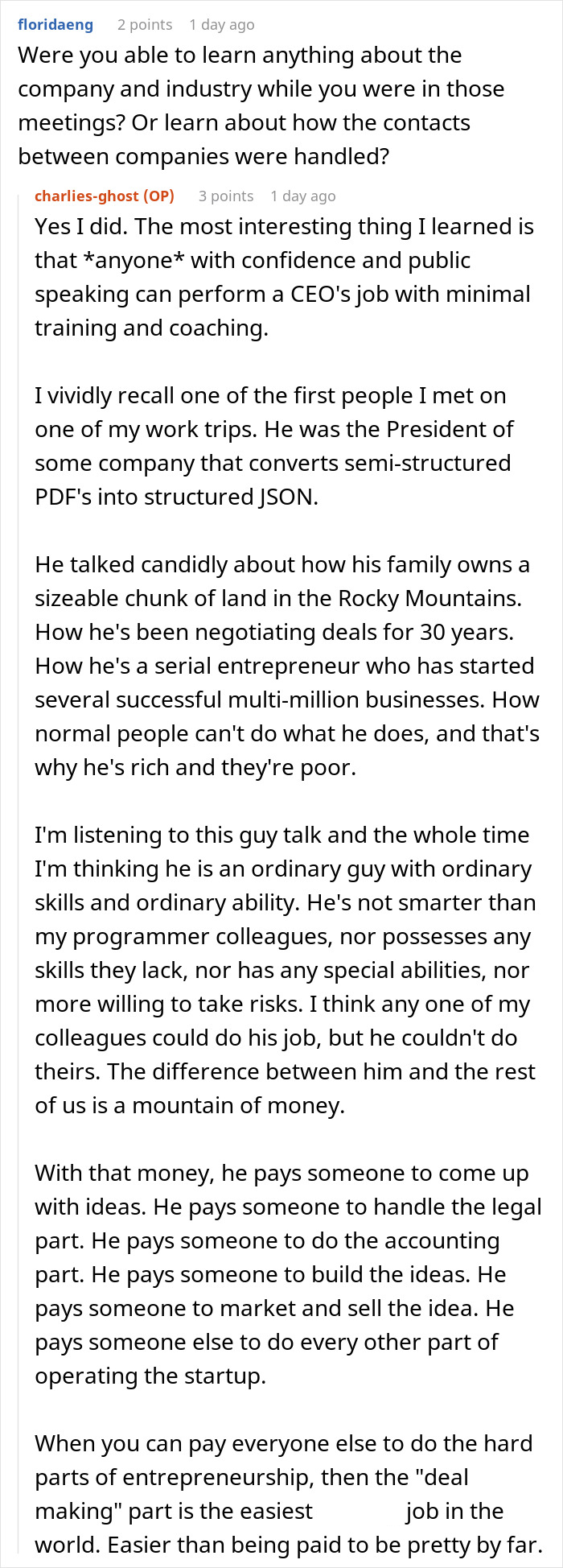 Reddit conversation about a female software developer invited to client meetings as a pretty face. Reddit conversation about a female software developer invited to client meetings as a pretty face.