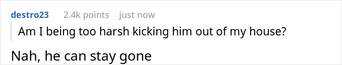 Text message conversation about boyfriend daughter snitch drama, debating if kicking him out is too harsh. Text message conversation about boyfriend daughter snitch drama, debating if kicking him out is too harsh.
