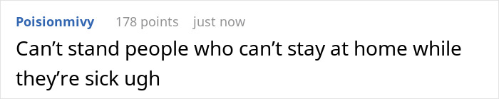 Comment text expressing frustration with people who party while contagious, highlighting selfish and irresponsible influencer behavior. Comment text expressing frustration with people who party while contagious, highlighting selfish and irresponsible influencer behavior.