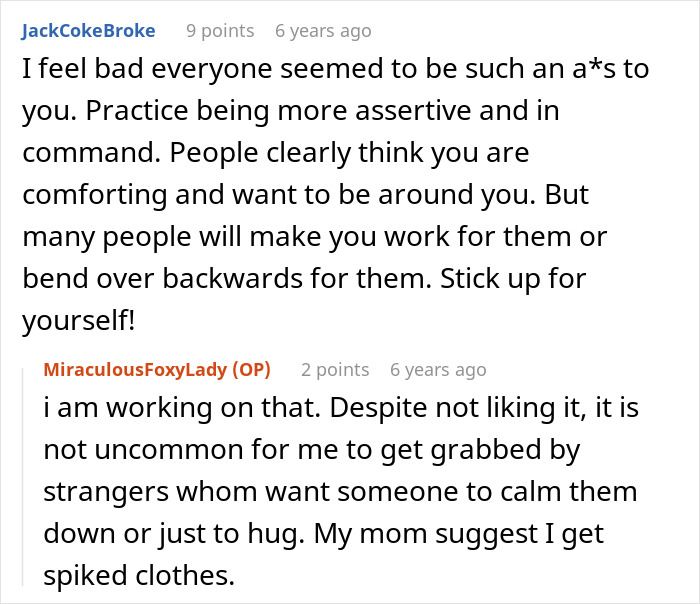 Screenshot of a forum discussion about entitled parents at a haunted hayride leaving scared kids to strangers.