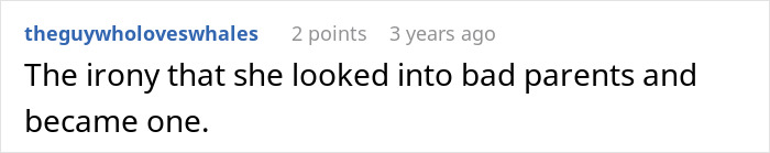 Comment on Reddit thread discussing entitled parents treating autistic brother as golden child and ignoring his creepy behavior.